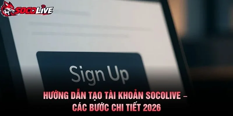 Hướng Dẫn Tạo Tài Khoản Socolive – Các Bước Chi Tiết 2026