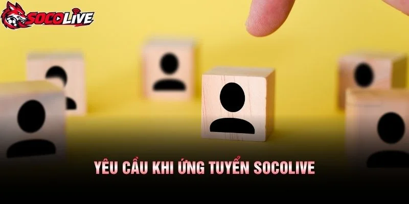 Yêu Cầu Khi Ứng Tuyển Socolive